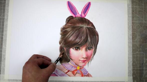 画斗罗大陆里面的小舞 #绘画 #绘画教程 #画画 #手绘