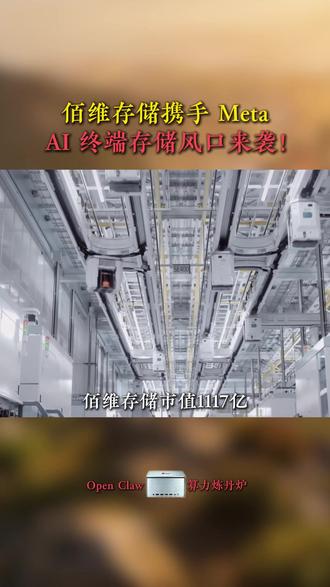 佰维存储携手Meta,AI终端存储风口重磅来袭! #佰维存储 #Meta #存储芯片 #存储 #芯片