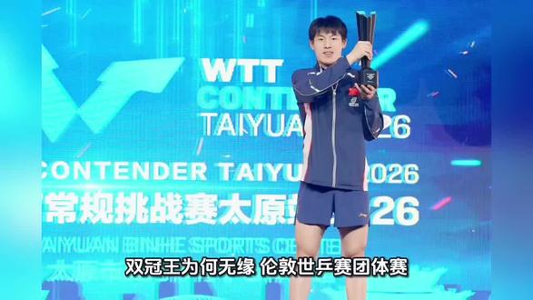 双冠王为何无缘伦敦世乒赛团体赛 #温瑞博