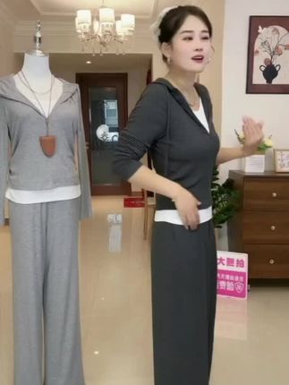 真维斯时尚套装女生韩系ins衣服爆款新款休闲假两件宽松收腰穿搭#有质感的女装 #时尚套装 #套装穿搭 #收腰神器 #品质女装