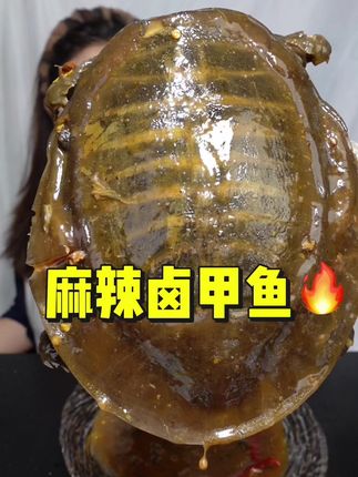 麻辣甲鱼有不敢吃的姐妹吗?😂吃一次就会爱上,麻麻辣辣很入味,想吃的姐妹一定要尝尝😂👍 大小可以自己选择,越大的肉越多哦 不能吃辣买五香味 开袋即食,加热口感更佳😋 #麻辣小甲鱼 #甲鱼 #麻辣卤甲鱼 #麻辣甲鱼#美食
