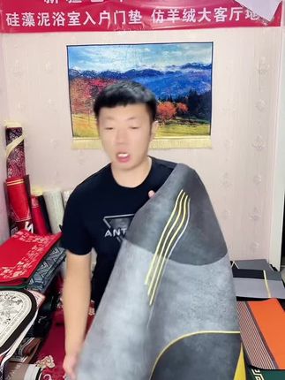 新疆硅藻泥入户门垫#高档入户门垫#地毯地垫#新疆硅藻泥软垫#好清洗易打理