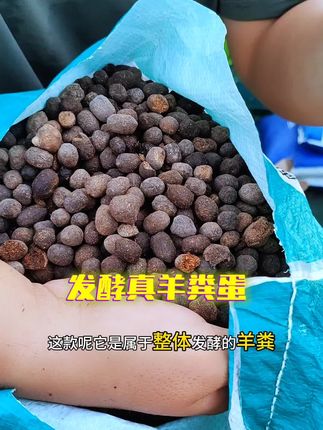怕买到假羊粪?推荐这款无臭发酵真羊粪给你,不掺土不掺沙,养花种菜都好用!#羊粪有机肥 #发酵纯羊粪 #有机肥 #羊粪蛋
