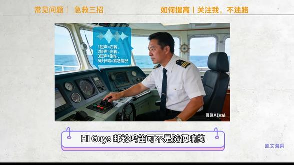 鸣笛长短有意义 邮轮鸣笛的意义
听不懂
会紧张
听懂了,更害怕
问题来了,想知道吗?
#邮轮 #邮轮旅行 #邮轮海乘 #海乘招聘 #邮轮就业