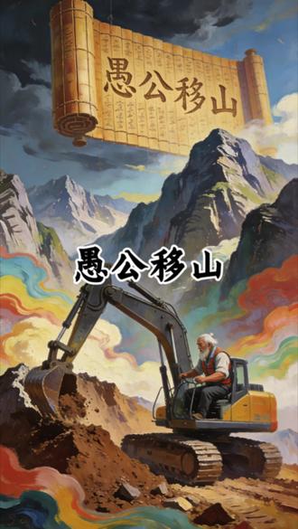 含义:指愚公不畏艰难,坚持不懈,挖山不止,最终感动天帝而将山挪走,比喻做事有恒心,有毅力,不怕困难。#愚公移山 #成语典故#优质创作者流量扶持计划 #原创作品