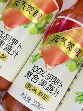 不喜欢齁甜饮料?统一元气觉醒果汁没额外加糖,是水果本身的甜。 #统一元气觉醒