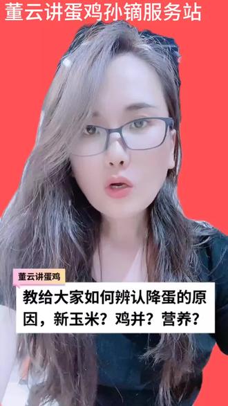 怎么样辨认换玉米降蛋的原因#董云讲蛋鸡#蛋鸡养殖 #科学养鸡 @董云讲蛋鸡云蓝生物