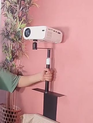 投影仪支架床头壁挂隐藏式免打孔万向调节伸缩床上极米坚果通用放置台置物架#投影仪支架 #投影仪支架床头 #投影仪支架推荐 #支架投影仪 #支架 @DOU+小助手