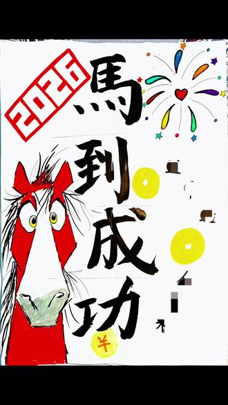 也算是跃然于纸上吧…马年手抄报,学校一句话,老父亲两行泪,憋出内伤也要输出一份手抄报#2026 #元旦 #马年