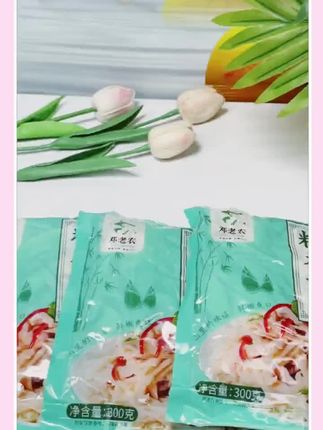 江西邓老农糯米笋尖 300g 原味脆爽 美味下饭笋丝#凉拌美味