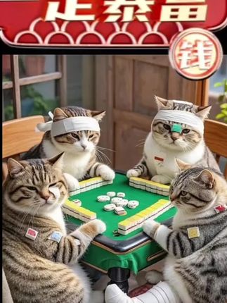 #搞笑萌宠 #也太可爱了吧 #猫咪成精麻将抖起来 #麻将麻将 你今天玩了吗?