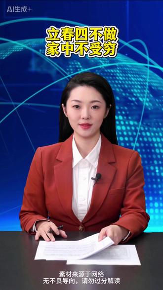 立春四不做,家中不受穷 #立春 #春天 #24节气