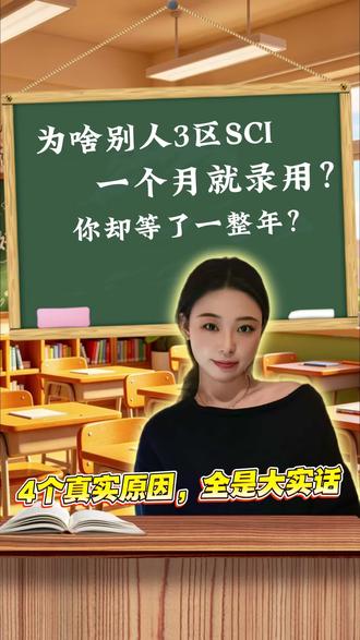 为啥别人发3区一个月就录用了,你却等了1年?#sci #sci论文 #期刊论文 #期刊发表