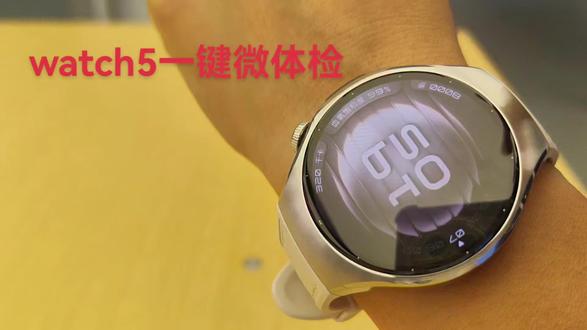 watch5一键微体检操作流程