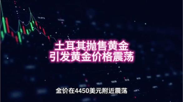 土耳其抛售黄金,引发的黄金价格跳水#行业大揭秘 #黄金 #金价