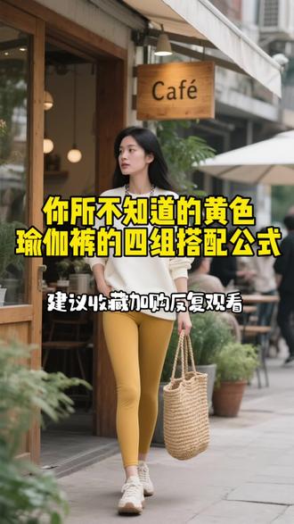 黄色瑜伽裤搭配分享 当你有黄色瑜伽裤,却不知道怎么搭配时,请收藏下面四组穿搭公式,1.慵懒日常风:奶油白廓形卫衣 + 姜黄色瑜伽裤 + 米白老爹鞋,叠戴银色链条项链打破单调,随手拎上草编托特包,把元气感揉进松弛的周末时光。
2.暴汗运动风:荧光绿速干短背心 + 明黄色瑜伽裤 + 黑色运动 bra 外穿,搭配灰紫色运动袜和老爹鞋,用撞色组合激活多巴胺,健身房 C 位非你莫属! 3.轻职场混搭:燕麦色西装外套 + 鹅黄色瑜伽裤 + 白色尖头穆勒鞋,珍珠耳钉点缀温柔气质,西装内搭字母吊带背心,解锁通勤装的松弛新法则。 4.度假氛围感:镂空针织罩衫 + 芥末黄瑜伽裤 + 绑带罗马凉鞋,编织草帽和民族风腰包点睛,漫步沙滩时卷起裤脚,让海风都染上明媚的色调。你最喜欢第几组搭配,请评论区留言告诉我.#好身材秀出来好气质 #完美身材 #上身有型 #秀出好身材 #健身穿搭