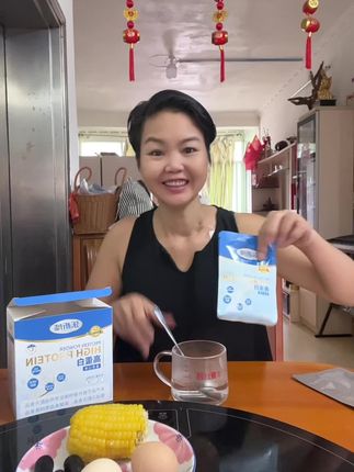吃早餐了,美好的一天从营养早餐开始,再忙也要记得吃早餐!#补充营养#补充能量#营养早餐 #蛋白粉 #高蛋白饮食