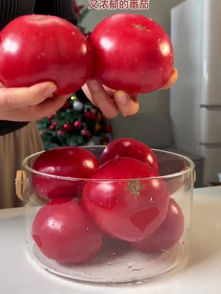 生吃特别好吃 每一个沙瓤爆汁 粉粉沙沙的特别好吃 关键价格还很便宜#口感特别好 #普罗旺斯水果西红柿 #好吃到停不下来 #番茄 #大人小孩都爱吃