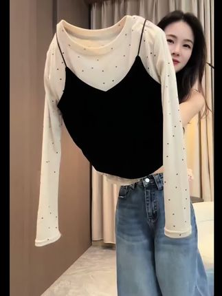 #早秋新款#时尚两件套#韩系穿搭#温柔风#不挑年龄不挑身材