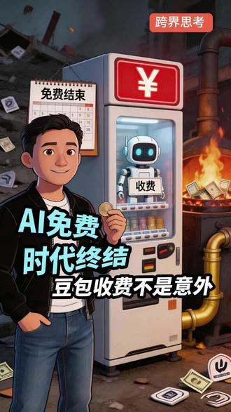 AI免费时代终结:豆包收费不是意外 AI免费时代终结:豆包收费不是意外,大厂烧完几百亿,该回收成本了
#豆包收费 #大厂 #商业思维 #开发者 #跨界思考Ryan