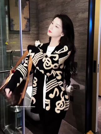 #慵懒风穿搭 #高级感穿搭 #显瘦外套 #针织外套 #开衫外套