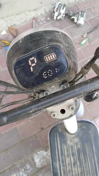 电动车显示E1转把故障排除#电动车 #电动车维修 #E1 #转把 #故障码