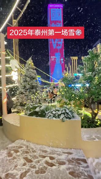 我在万象城看雪,你们在哪里看#下雪了❄️#人工造雪