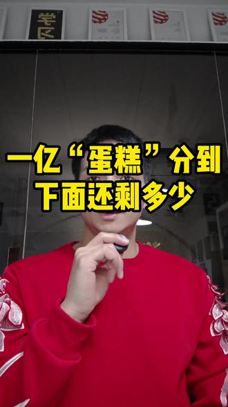 一亿“蛋糕”分到下面还剩多少 #外包工程 #底层打工人 #空壳公司