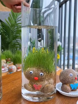 #长草娃娃#水草娃娃#可爱长草娃娃