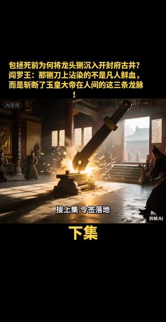 包拯死前为何将龙头铡沉入开封府古井?阎罗王:那铡刀上沾染的不是凡人鲜血,而是斩断了玉皇大帝在人间的这三条龙脉!(下集)#历史#历史人物 #历史故事 #包拯
