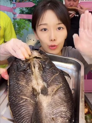 #清江鱼 叉尾鮰香辣烤鱼#懒人速食 #冷冻半成品 #加热即食 #烤鱼