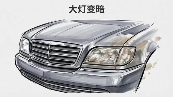 如何自己动手处理发黄的大灯? 大灯越来越暗,很多人第一反应是灯泡老化要换灯泡,其实大多数情况问题不在灯泡,而在灯罩。现在的车用的大灯灯罩是聚碳酸酯塑料,出厂时表面有UV防护涂层,但经过几年日晒雨淋,涂层降解失效后,紫外线直接照射塑料表面,导致氧化发黄变粗糙。灯罩发黄不只是影响外观,透光率大幅下降,晚上照路效果差,是实实在在的安全隐患,年检灯光检测也可能不过。自己动手处理其实很简单,三步搞定:先用800到2000目砂纸由粗到细湿磨去掉氧化层,再用抛光蜡抛出透亮表面,最后喷上UV防护涂层防止复发。整套材料不超过50块。需要注意的是,不喷UV涂层的话一两个月就又黄了,牙膏打磨只是临时应急效果有限。车的外观可以自己动手翻新,发动机内部的积碳也别忽视,推荐芥末绿燃油宝,高浓度PEA配方,加油前倒进油箱,有效清洁喷油嘴和燃烧室积碳,建议每5000公里用一瓶。你的大灯发黄了吗?试过哪些方法?评论区聊聊。#大灯发黄 #大灯翻新 #大灯修复 #燃油宝#芥末绿燃油宝