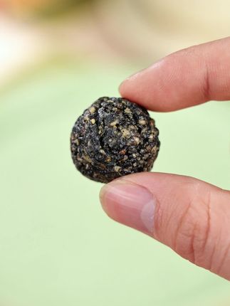 这是一颗饱含胡庆余堂百年传承的黑芝麻丸,经历九蒸九晒,手工制丸,只想给大家最正宗最健康的黑芝麻丸#胡庆余堂#黑芝麻丸#健康饮食 #仙女都在吃什么 #好吃不贵