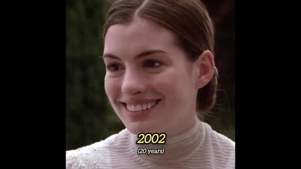 19岁时候的安妮海瑟薇 #安妮海瑟薇