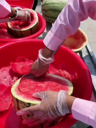 西瓜酱豆!#美食 #分享家乡美食 #口感特别好 #家乡特产 #快来尝个鲜