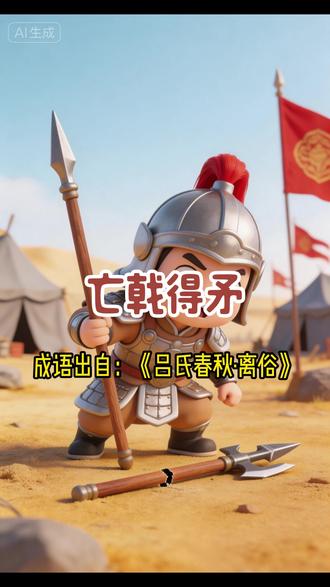 亡戟得矛 #成语#成语故事#成语积累#儿童故事#成语典故@DOU+小助手 @DOU+上热门