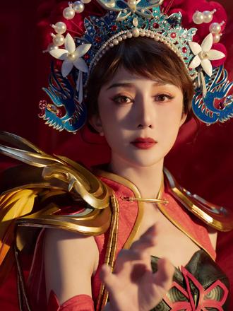 李依晓跨界演绎王者荣耀虞姬 京剧风造型惊艳出圈 #李依晓 #王者荣耀 #虞姬