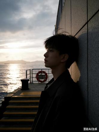 海边落日氛围感写真指令教程来啦 #豆包ai #豆包P图已经nextlevel了 #海边落日氛围感 #豆包出大片有两把刷子