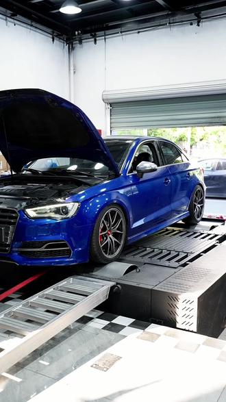 一手钢炮车主实力在线!!有追求!!! #奥迪s3 #wt中冷 #ugr程序 #早起来玩车