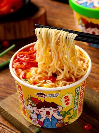 班干部迷你杯面韩式碗仔面速食小桶泡面方便面好吃#面#速食#泡面#小碗面#好物推荐