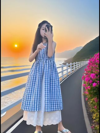 宝妈们,2025 年最该入手的女童套装来咯!这款森系叠穿格子衫半裙套装,简直是为中大童宝贝量身定制的时尚秘籍✨ 想象一下,宝贝穿上它,漫步在公园的小径,阳光洒在格子衫上,仿佛从森林童话中走来的小精灵🧚♀️ 叠穿设计,层次感满满,洋气程度瞬间拉满,其他小朋友看了都羡慕哭😭 而且还是亲子装哦,宝妈和宝贝一起穿上,走在街上,回头率爆表,温馨又吸睛📈 面料亲肤透气,夏天穿一点都不闷热,让宝贝在舒适中释放灵动活泼的天性。 无论是郊外野餐、周末出游,还是日常出街,这套套装都能让宝贝轻松成为焦点。别犹豫,快和宝贝一起开启森系浪漫之旅,错过可就亏大啦💖 #女童森系套装 #2025夏季新款 #中大童洋气穿搭 #亲子装 #森系格子衫半裙 @抖加🔥上热门🔥dou+🔥热点宝