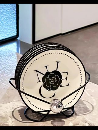 山茶花吐骨碟轻奢高级感餐具套装家用2025新款甜品盘蘸料碟垃圾盘@DOU+上热门 @抖加🔥上热门🔥dou+🔥热点宝 @上热门🔥🔥🔥 @DOU+好生意