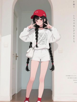 百搭字母防晒少女感T恤短裤套装慵懒风减龄长袖短裤两件套