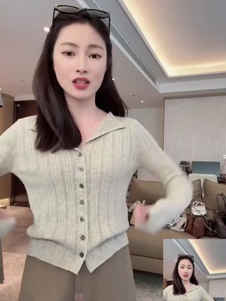 #秋冬穿搭 #针织衫 #开衫穿搭 #打底衫 #毛衣 2025年秋冬新款针织毛衣时尚百搭修身长袖上衣女气质短款