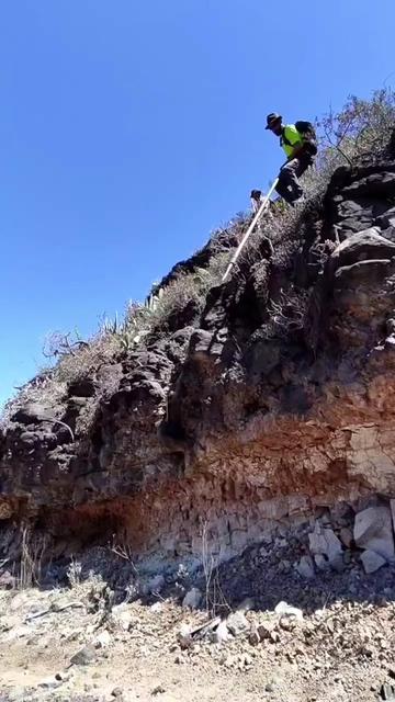 之前我们介绍过在加纳利群岛有着当地的一种特色撑棍走比赛,今天再次介绍一下这项古典健身技能的现实运用。#户外健身 #加纳利群岛 #古典健身训练 #撑杆跳 #牧羊人