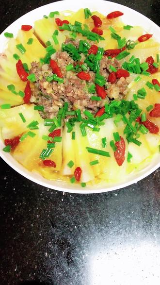 给我家娃做个冬瓜蒸肉吧!味道简直不要太好吃!#冬瓜蒸肉 #冬瓜蒸肉卷 #家常菜 #跟着抖音学做菜 #美食
