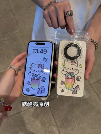 凯蒂猫人鱼🧜🏻♀️尾巴才是绝配!好可爱!#手机壳 #这也太好看了 #这个手机壳真的长在我心巴上了 #强烈推荐 #仙女必备