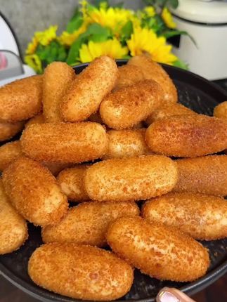 【20/50个】天海藏爆浆红糖糍粑250g/袋夹心糕点油炸小吃火锅店同款#爆浆红糖糍粑