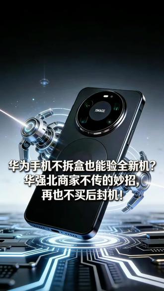 华为手机不拆盒也能验全新机?华强北商家不传的妙招,再也不买后封机!#华为mate80promax #华为耳夹耳机 #华为nova15 #华为畅享90promax