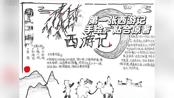 读经典 ,画思维。#手抄报